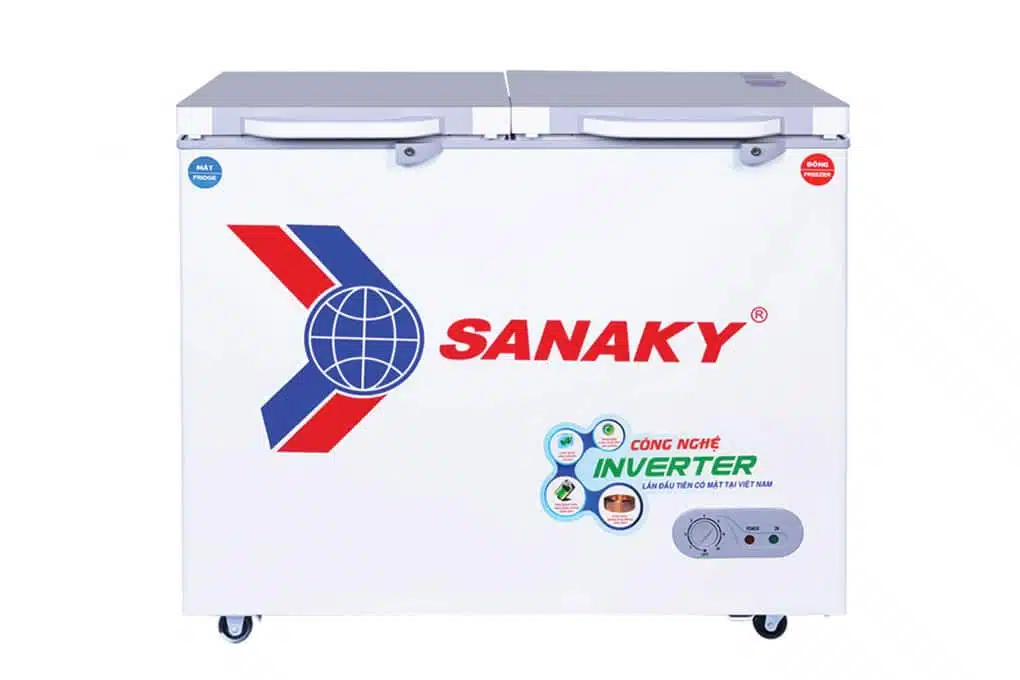 Tủ đông Sanaky VH-2599W4K 195 lít inverter chính hãng