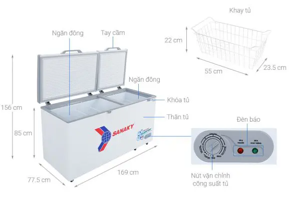 Thông số kỹ thuật và kích thước chi tiết sản phẩm vh-6699hy3