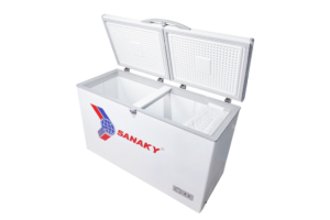Tủ đông Sanaky 270 lít VH-365A2 có thiết kế 1 ngăn đông 2 cánh mở