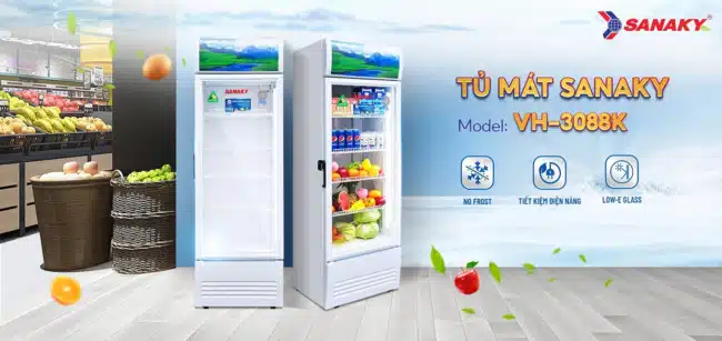 Tủ mát Sanaky VH-3088K dung tích 240 lít thế hệ mới