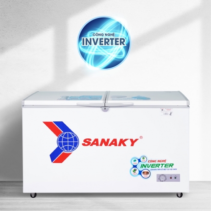 Tủ đông Sanaky inverter 305 lít VH 4099A3 có công nghệ inverter tiết kiệm điện lên đến 50%