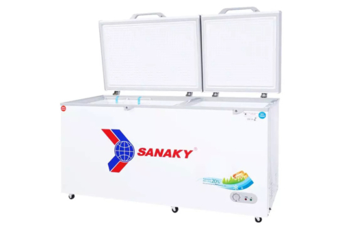 Tủ đông Sanaky VH-6699W2K 485 lít 2 ngăn đông mát 2 cánh dỡ