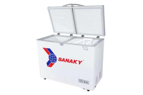Tủ đông Sanaky 235 lít VH-285A2 có thiết kế 2 1 ngăn 2 cánh mở