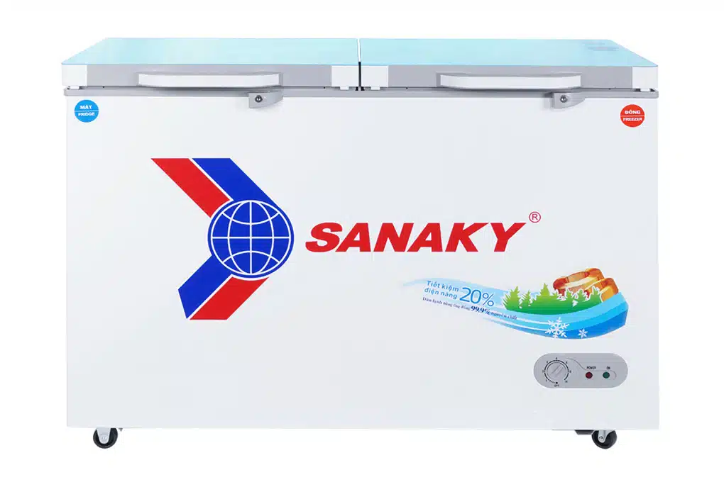 Tủ đông Sanaky VH-3699W2KD 260 lít 2 ngăn đông mát