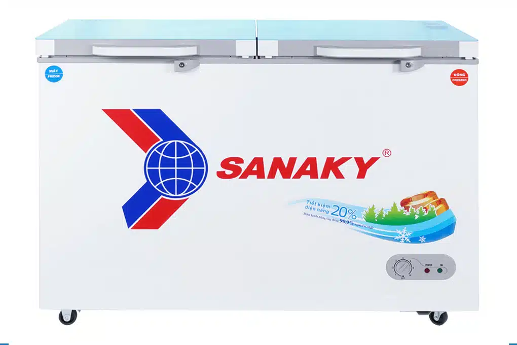 Tủ đông Sanaky VH-4099W2KD 280 lít 2 ngăn đông mát