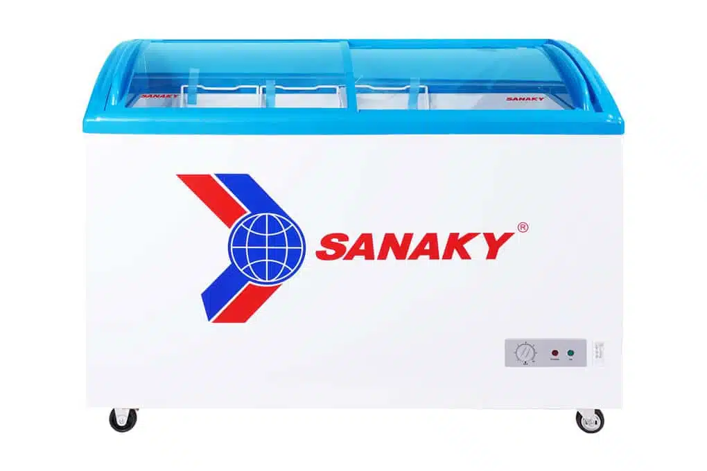 Tủ đông Sanaky VH-302KW dung tích 242 lít có 2 ngăn đông mát