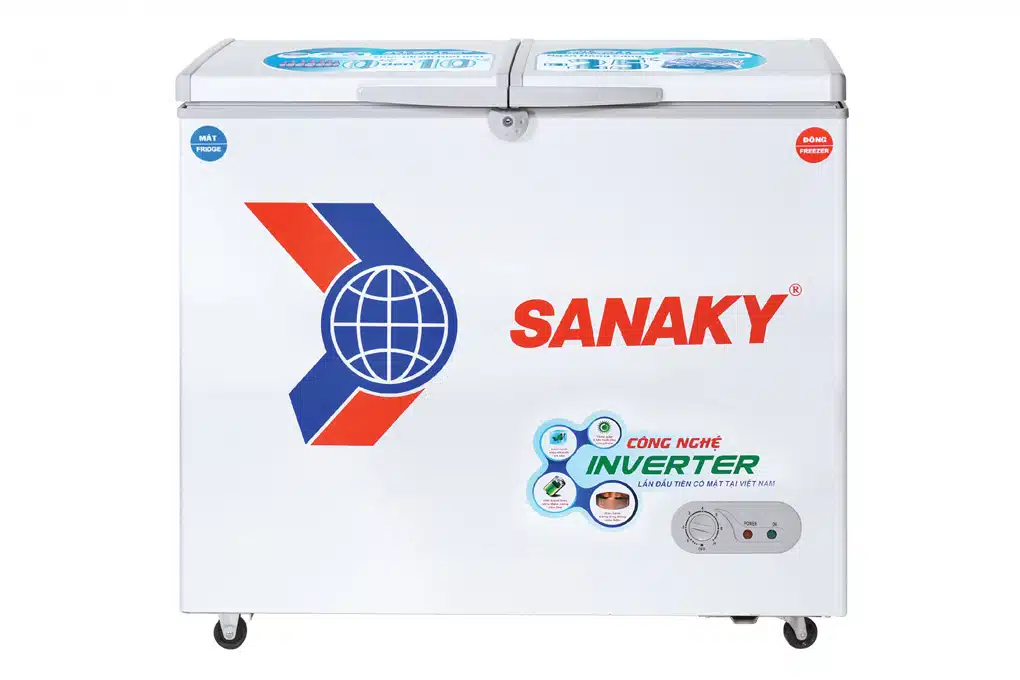 Tủ đông Sanaky VH-2599W3 195 lít inverter tiết kiệm điện chính hãng