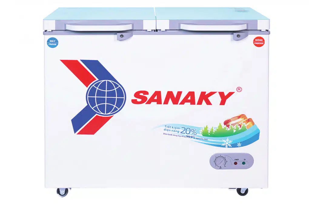 Tủ đông Sanaky VH-2899W2KD 220 lít dàn lạnh đồng chính hãng