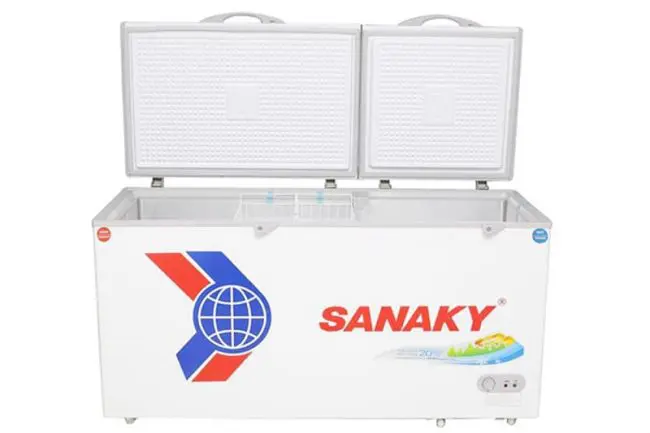 Tủ đông Sanaky 485 lít VH-6699W1 với thiết kế 2 ngăn đông mát