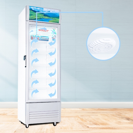 Tủ mát Sanaky VH-258KL công nghệ làm lạnh trực tiếp giúp bảo quản thực phẩm tối đa