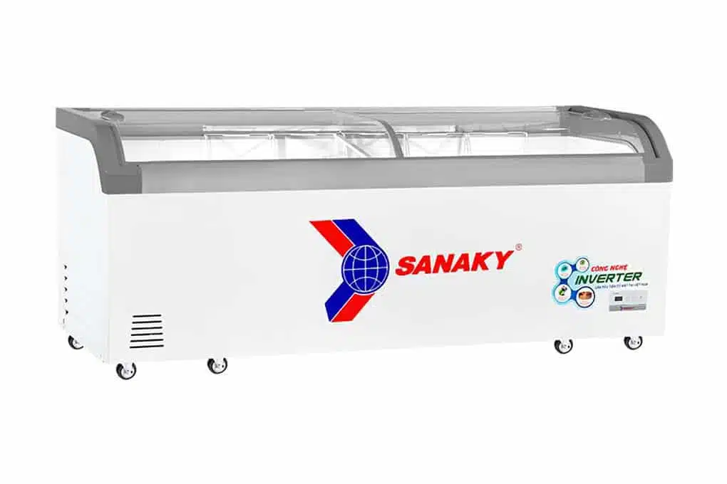 Tủ đông Sanaky VH-1099K3A dung tích 750 lít công nghệ inverter inverter, 2 cửa kính lùa