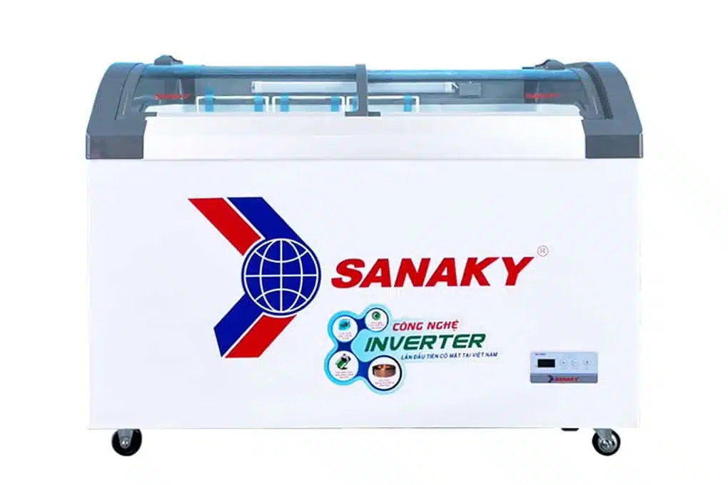 Tủ đông Sanaky VH-4899K3B dung tích 350 lít công nghệ inverter tiết kiệm điện chính hãng