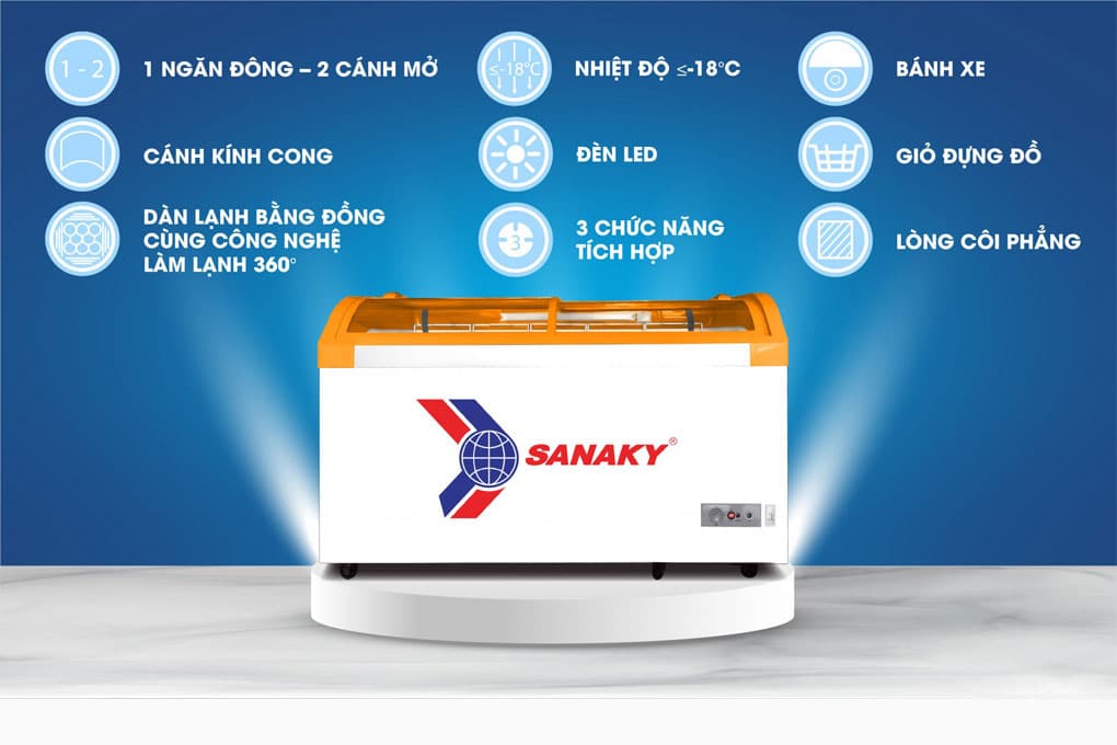 Tủ đông Sanaky VH-3899KB