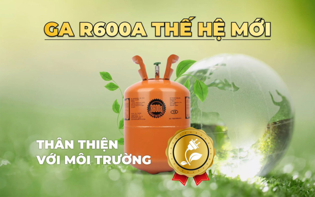 Tủ đông đứng Sanaky VH-160VD sử dụng công nghệ Gas R600a thế hệ mới thân thiện với môi trường