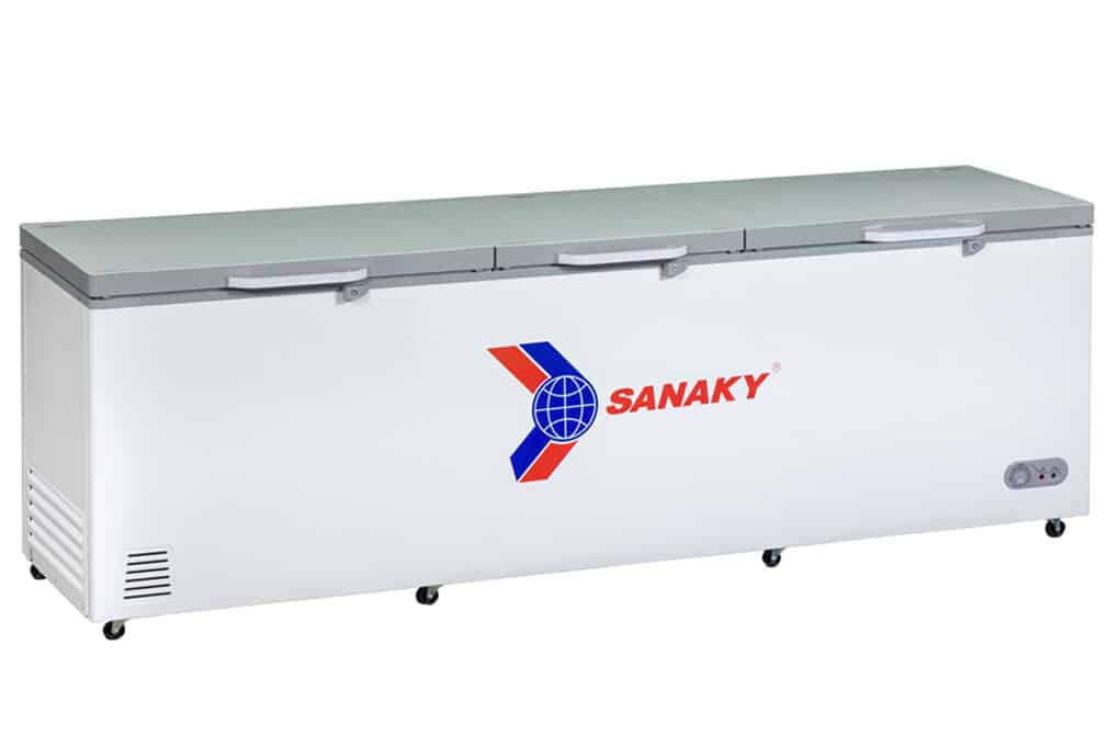 Tủ đông Sanaky VH-1399HYK 1 ngăn đông nắp phủ 1 lớp kính cường lực